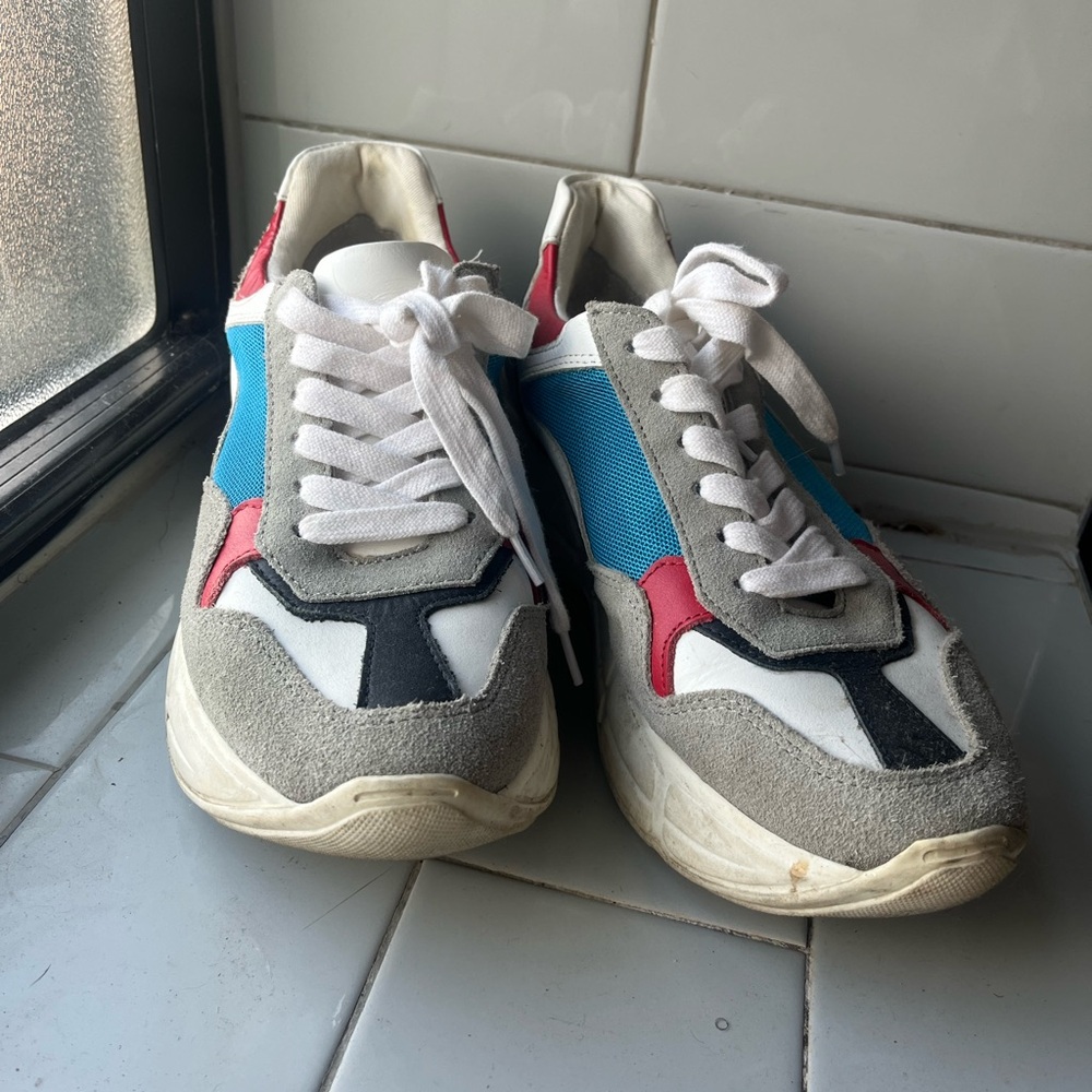 Steve Madden Women's Memory Chunky Sneakers Multi Color Size 8M